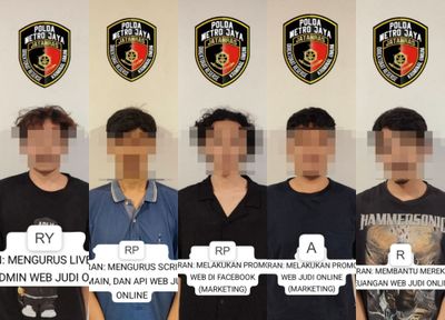 Situs Judol Akurasi4D Disikat Polda Metro, 5 Karyawannya Ditangkap