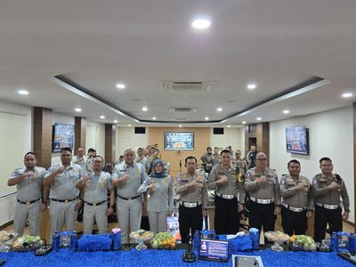 Korlantas Polri-Jasa Raharja Gelar Evaluasi Bahas Penegakan Hukum di 2024
