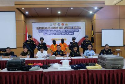 Bea Cukai Batam Gagalkan Pengiriman 3.195 Gram Sabu Lewat Bandara Hang Nadim