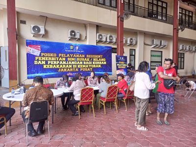 Khusus Korban Kebakaran Kemayoran, Polisi Beri Pelayanan Penerbitan SIM Gratis