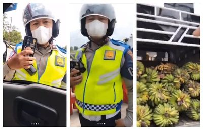 Sempat Viral Karena Dituduh Bawa Sabu, Mobil Boks Angkut Pisang di Palembang Kini Diburu Polisi karena Pelat Nomor