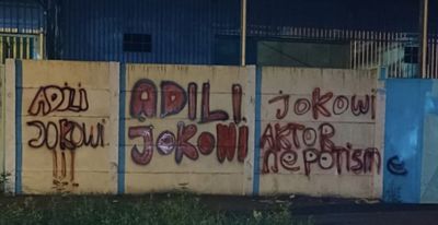 Polresta Yogyakarta Buru Pelaku Vandalisme Provokatif Adili Jokowi