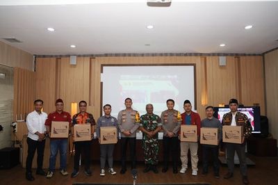 Polres Jember Gandeng Elemen Pemuda Giat Bansos Jelang Ramadhan