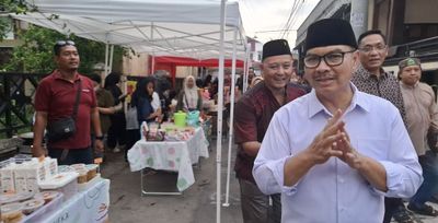 Dibuka Wali Kota Hasto, Pertama Kalinya Warga Warungboto Yogyakarta Gelar Pasar Ramadhan
