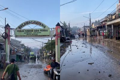 Kondisi Terkini Perum Pondok Gede Permai Bekasi Usai Banjir: Air Surut Sisakan Genangan Lumpur