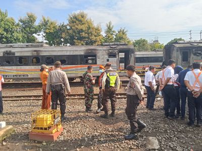 Kebakaran Kereta di Yogya Ternyata untuk Kereta Cadangan Pada Lebaran 2025, Segini Kerugiannya