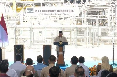 Resmikan Smelter Emas Freeport, Presiden Prabowo: Ini Penting Bagi Negara dan Bangsa