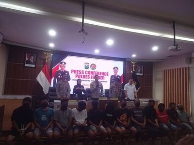 Mabuk hingga Peras Warga saat Ramadhan, 12 Preman di Jember Diciduk Polisi