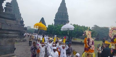 Hadiri Tawur Agung Kesanga Sambut Hari Raya Nyepi 2025 di Candi Prambanan, Wapres Gibran Ingatkan Perdamaian