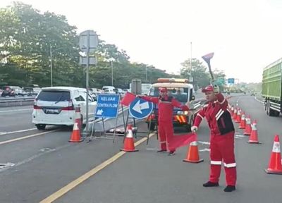 H+4 Lebaran, Contraflow Diberlakukan Lagi di Tol Jagorawi Arah Jakarta Sejak Pagi Ini