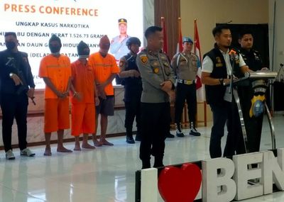 Satnarkoba Polres Bengkalis dan Tim Bea Cukai Tangkap Pengedar Narkoba