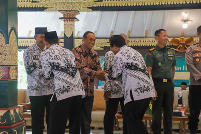 Ikuti Safari Syawalan dengan Para Guru, Wabup Sleman Pesan Agar Berikan Pelayanan Pendidikan Terbaik