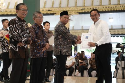 Bupati Harda Kiswaya Serahkan 144 SK CPNS Kabupaten Sleman