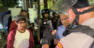 Bawa Senjata Airsoft Gun Lengkap dengan Pelurunya, Petugas Pengawas Kebersihan di Makassar Diringkus!
