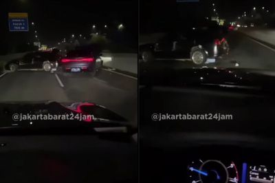 Viral Kecelakaan di Tol Bandara Soetta, Mobil BYD Kabur Usia Hajar Chevrolet