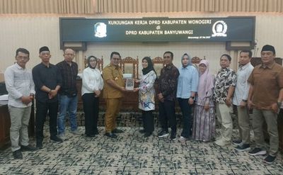 DPRD Wonogiri Studi Banding ke DPRD Banyuwangi Bahas Pola Kemitraan Media dan Strategi Publikasi