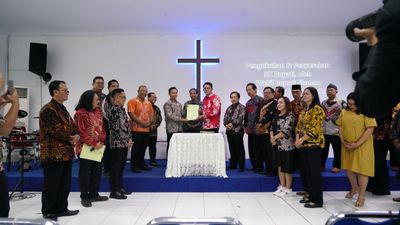 Wabup Sleman Lantik Pengurus BKSGK Kabupaten Sleman Periode 2025-2030