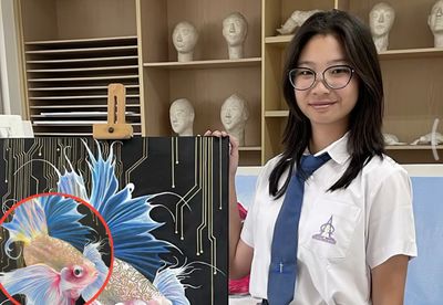 Lukisan Pelajar SMP Kristen Calvin Lolos Ajang Seni Internasional, Melaju ke San Francisco