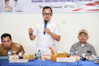 Tinjau Musbangkelsus Kelurahan Talang Keramat Banyuasin, Wamendagri Bima Apresiasi Pembentukan Kopdeskel Merah Putih