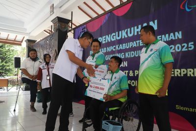 Dukung Pembinaan Atlet, Pemkab Sleman Melalui Wabup Danang Berikan Hibah Lebih dari Rp 4 Miliar 