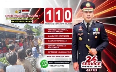 Call Center 110 Polresta Banyuwangi, Senjata Ampuh Warga Lawan Aksi Preman!