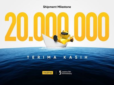 Selama 5 Tahun di Indonesia, realme Capai 20 Juta Pengiriman Ponsel