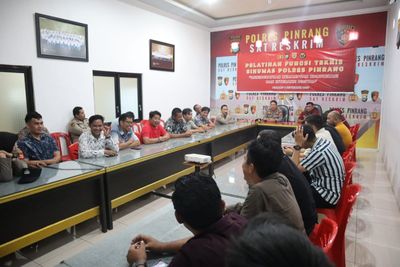Tingkatkan Kemampuan Digital Personel, Polres Pinrang Gelar Pelatihan Kemampuan Fungsi Kehumasan
