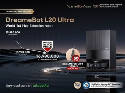 Dreamebot L20 Ultra, Teknologi yang Sikat Habis Kotoran dan Debu Lantai Rumah Kamu!