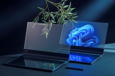 Lenovo Hadirkan Laptop Futuristik dengan Layar Transparan