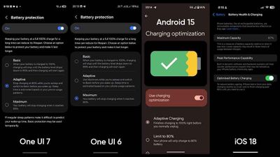 Perbandingan Fitur Pengaturan Baterai: One UI 7, One UI 6.1, Android 15, dan iOS 18