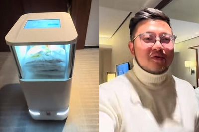 Wow Canggih Banget! Ada Robot Pelayan Antar Makanan di Hotel China
