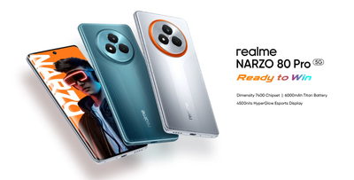 Realme Narzo 80x dan 80 Pro Resmi Dirilis, Tampilan Kece dan Baterainya Jumbo!
