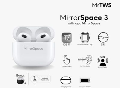 TWS Kualitas Premium Harga Terjangkau, Desain Mirip AirPods dan Bass Mantap!