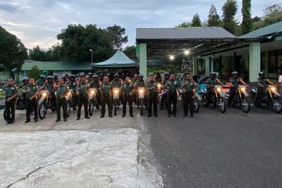 Bhabinsa Kodim 1405 Parepare Dapat Puluhan Kendaraan Trail dari Menhan Prabowo