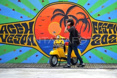Komunitas Vespa se-Nusantara Ambil Bagian untuk Promosikan Wisata di Aceh
