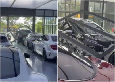 Pemobil Xpander yang Hajar Showroom dan Porsche Jadi Tersangka dan Ditahan