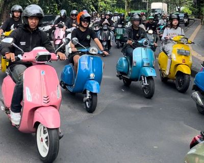 Jelang Scooter Prix 2024, Scoot & Toast Debut Kolaborasi dengan Komunitas Vespa Bogor