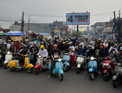 Ratusan Skuter Serbu Scoot & Toast 2024 Tasikmalaya, Panggung Akhir Road Tour Scooter Prix 2024