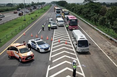 Korlantas Perpanjang One Way dari Km 70 - Km 210 Palikanci Sore Ini
