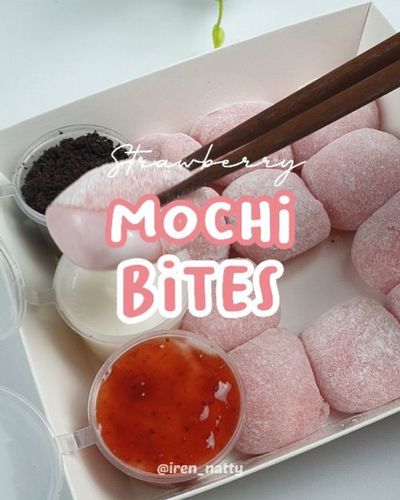 Resep Stawberry Mochi Bites, Manis dan Lembut di Mulut!