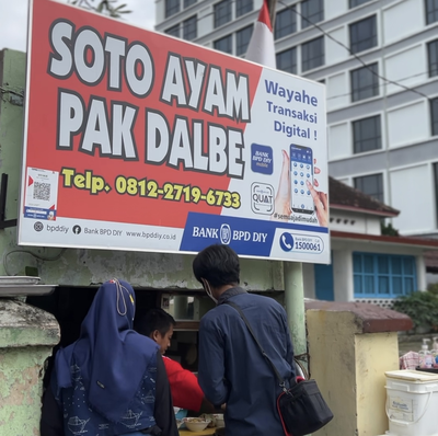 Meski Lokasinya Mungil, Soto Ayam Pak Dable Bisa Laku 400 Porsi Sehari, Apa Rahasianya?