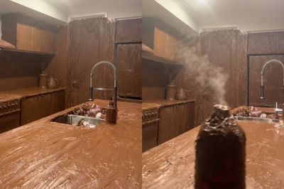 TikToker Ini Lapisi Dapur Rumahnya Pakai Cokelat Nutella, Disebut Gila Oleh Netizen