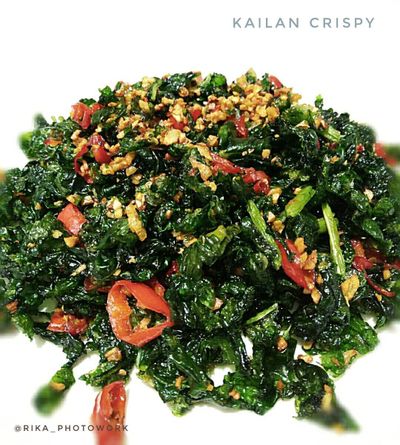 Resep Crispy Kailan ala Jatinangor House, Renyah Bikin Nagih!