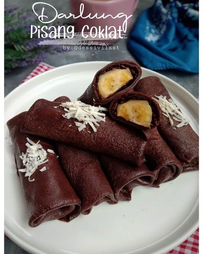 Resep dan Cara Membuat Dadar Gulung Pisang Cokelat Lezat