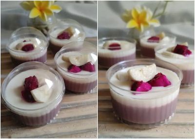 Resep Puding Brownies Ubi Ungu Vla Keju, Si Manis yang Cocok Disantap saat Buka Puasa