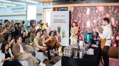 Kolaborasi Champion s Cashew Series, Menikmati Kopi yang Dikombinasikan dengan Susu Kacang Mede