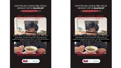 Viral, Food Vlogger Kena Blacklist Pengusaha Kuliner Jogja Setelah Review Makanan Sembarangan