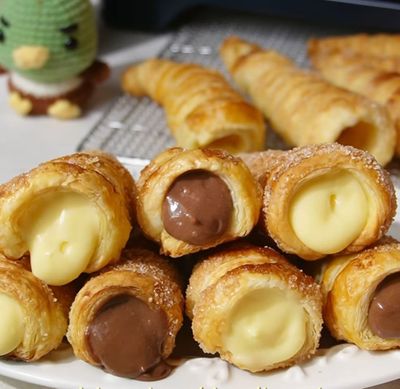 Resep Bikin Kue Cum Cum (Cream Horn): Digigit Renyah dan Lumer di Mulut