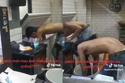 Viral! Video Karyawan Jatinangor Siapkan Makanan Tak Pakai Baju, Restoran Minta Maaf dan Tutup Permanen