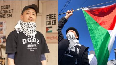 Kisah Inspiratif Koki Jepang Konsisten Protes Hentikan Genosida pada Kedubes Israel di Tokyo